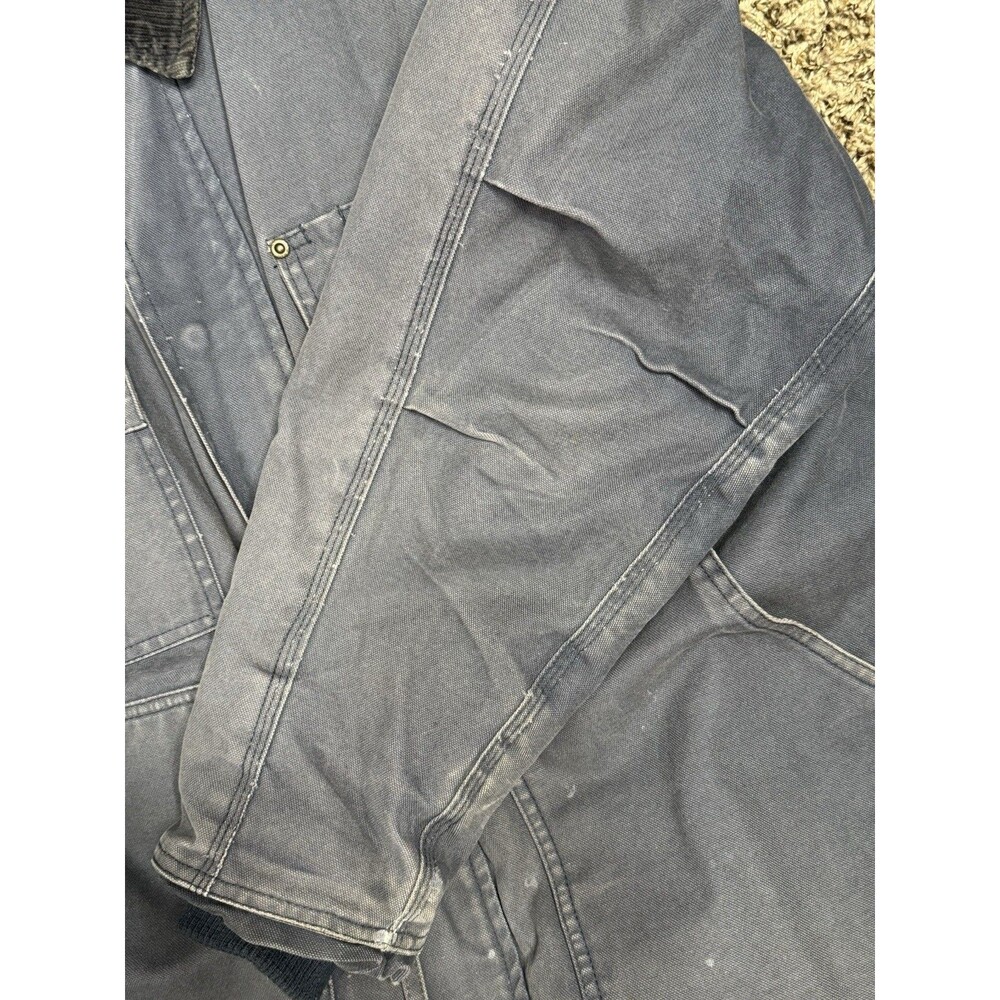 VTG Walls Blizzard Pruf Canvas Jacket Mens Large Chore Barn Work Distressed Coat - Picture 15 of 16
